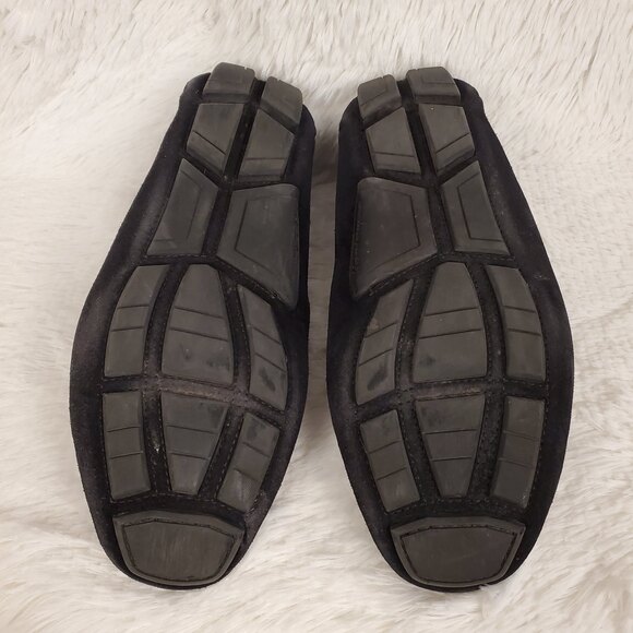 Salvatore Ferragamo RARE Parigi Mink Fur Loafer Black Size 7.5 - Picture 6 of 6